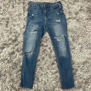 Hollister Ultra-Rise Ripped Jeans